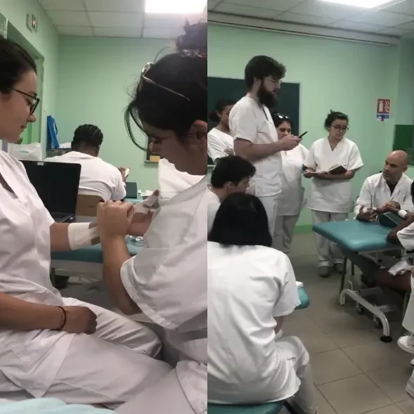 Photographies extraites de la publication traitant d’une journée type au CEERRF