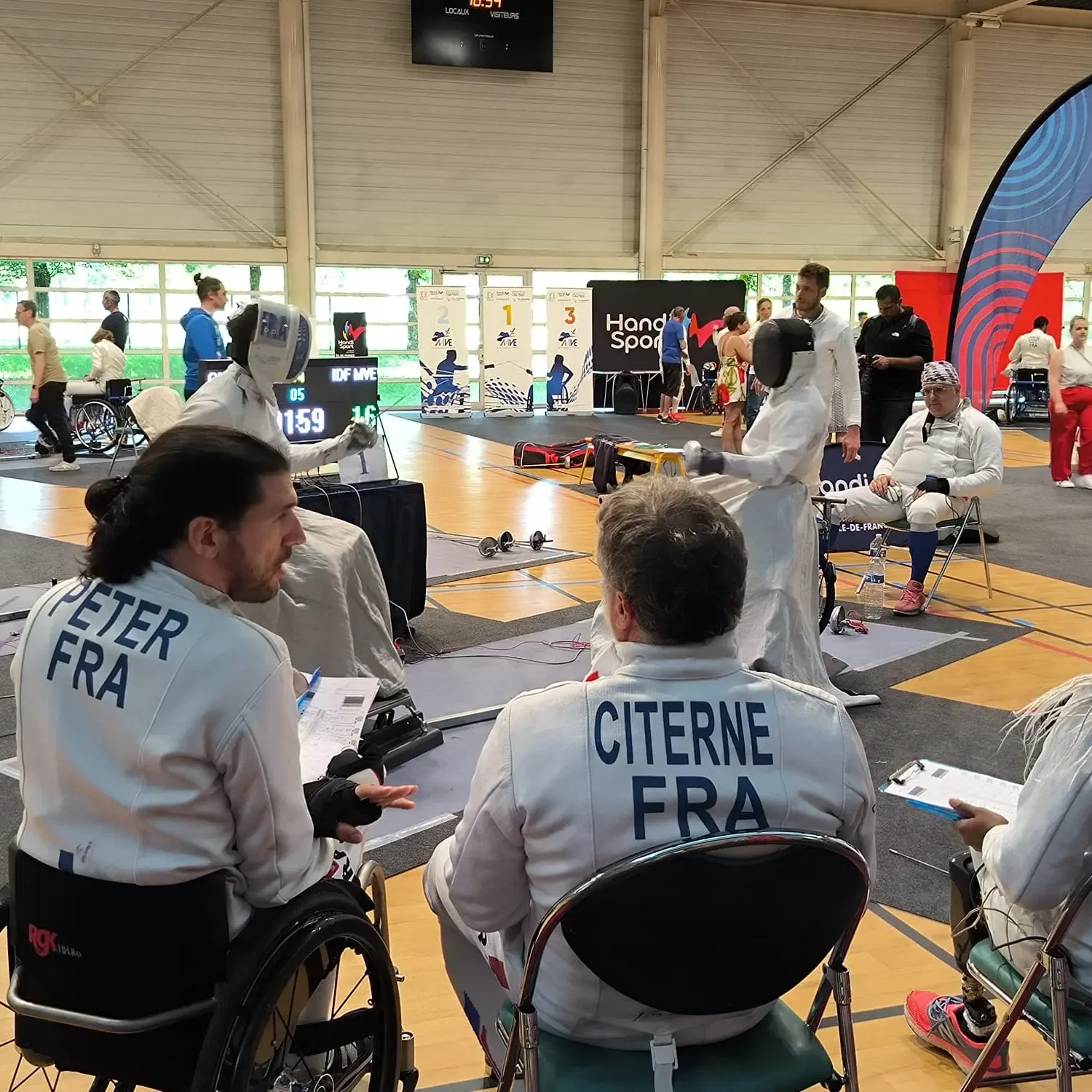 Retour sur l’entraînement de l’équipe de France Escrime Handisport