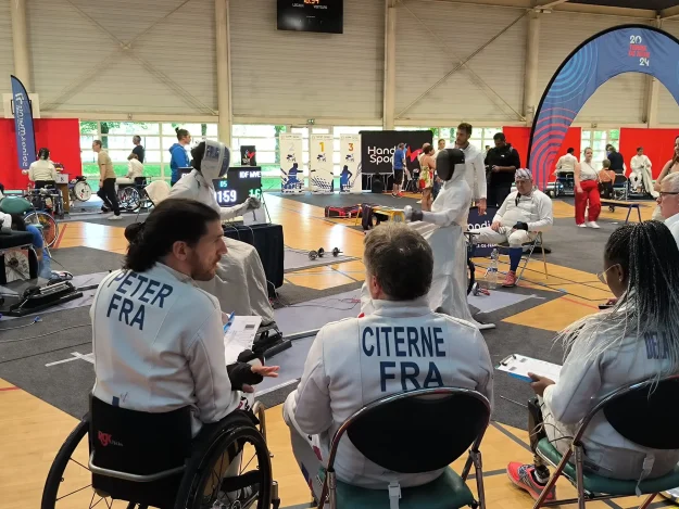 Retour sur l’entraînement de l’équipe de France Escrime Handisport