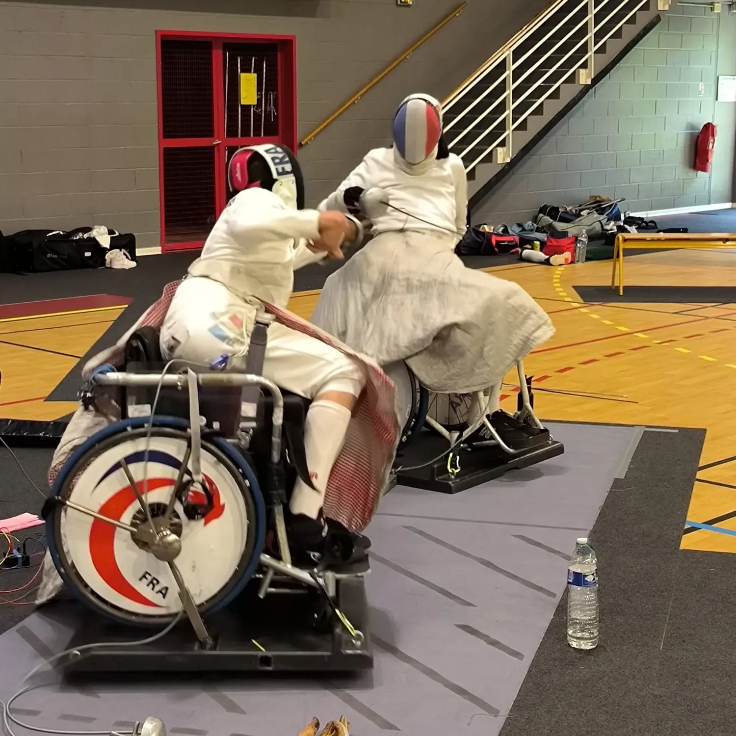 Retour sur l’entraînement de l’équipe de France Escrime Handisport