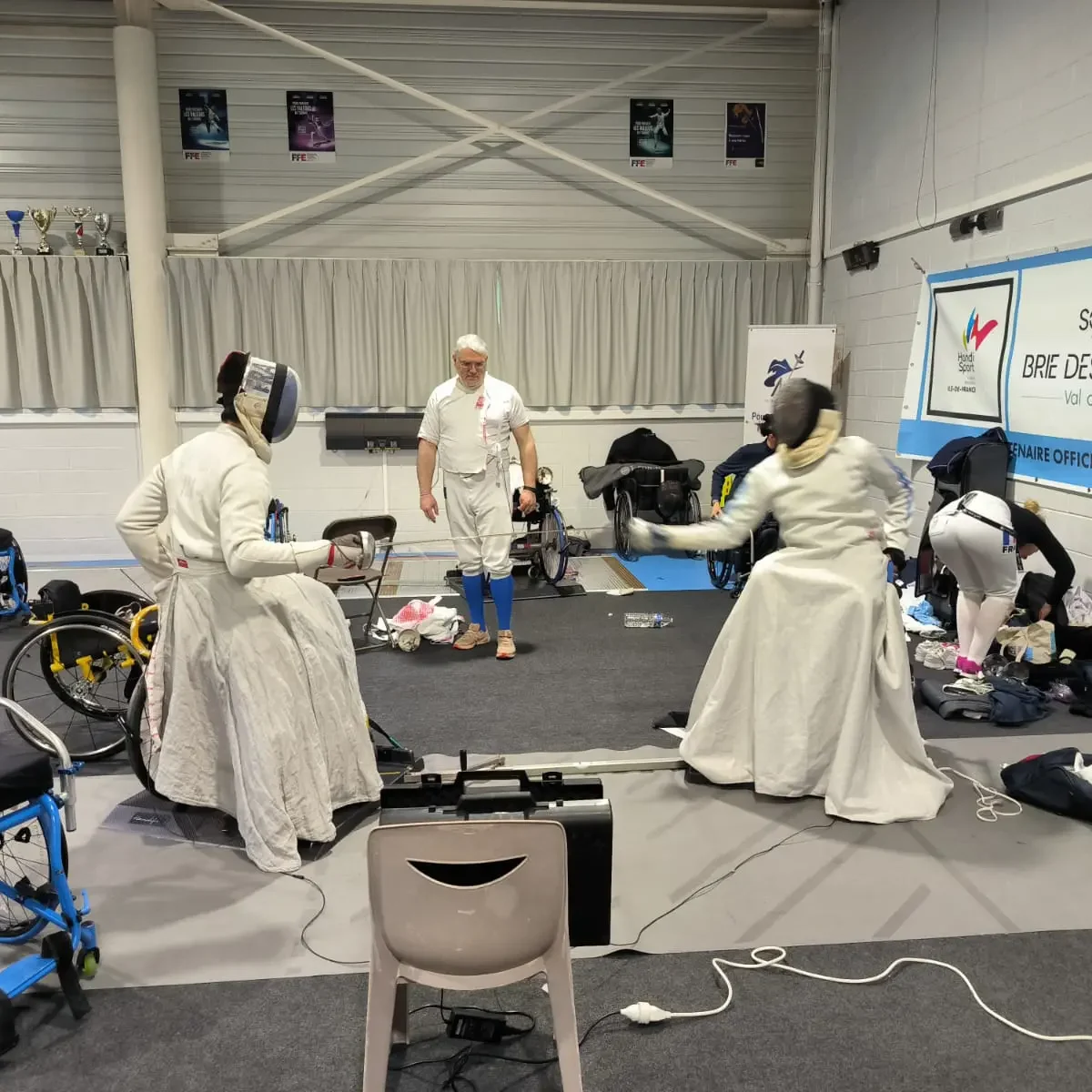 Retour sur l’entraînement de l’équipe de France Escrime Handisport