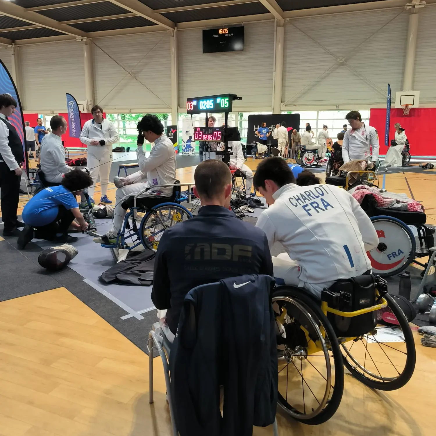 Retour sur l’entraînement de l’équipe de France Escrime Handisport