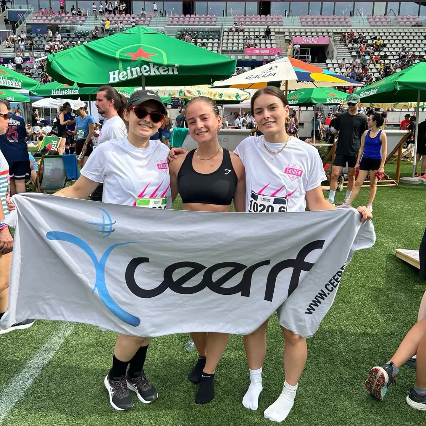 Le CEERRF au départ de l’EKIDEN de Paris 2025 !