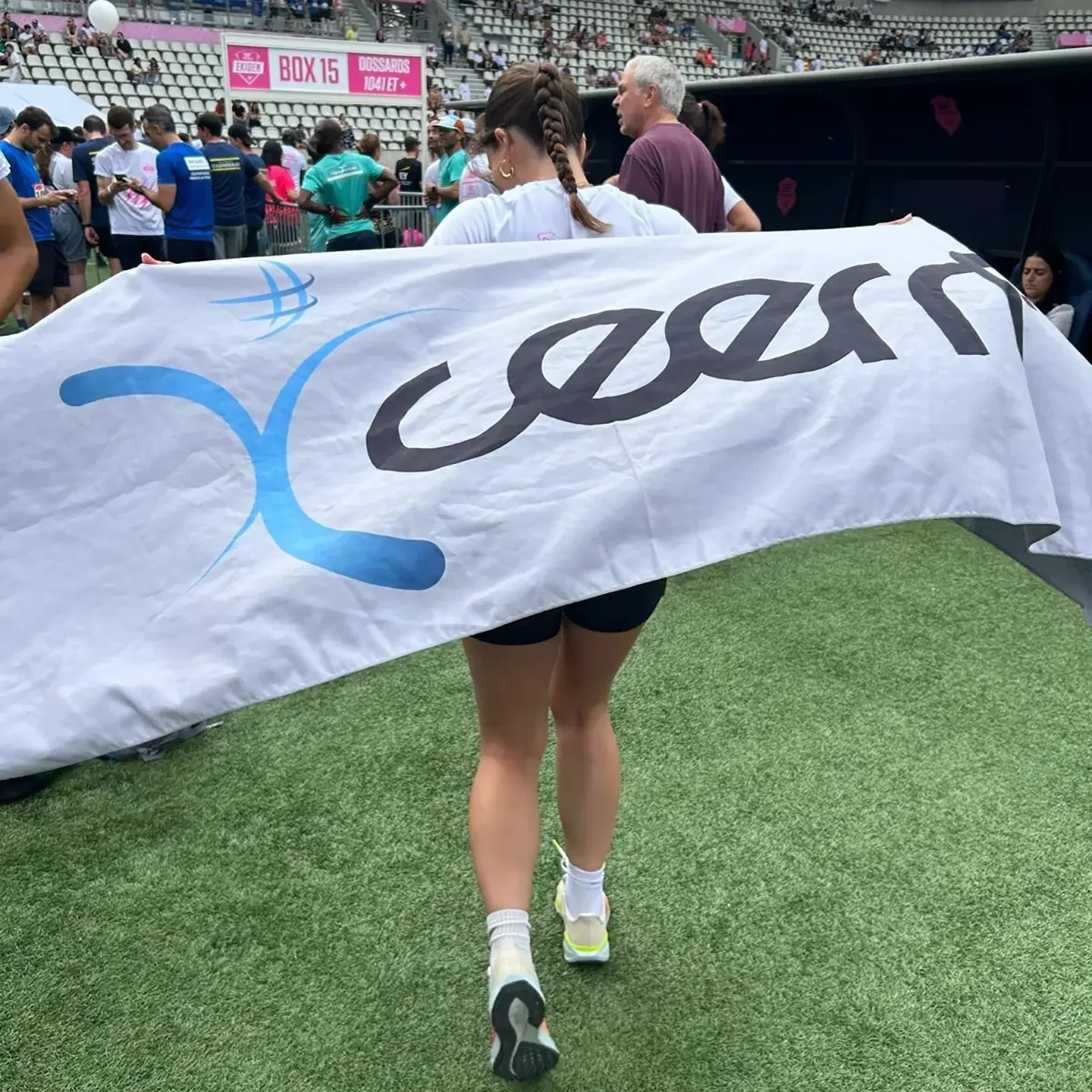 Le CEERRF au départ de l’EKIDEN de Paris 2025 !