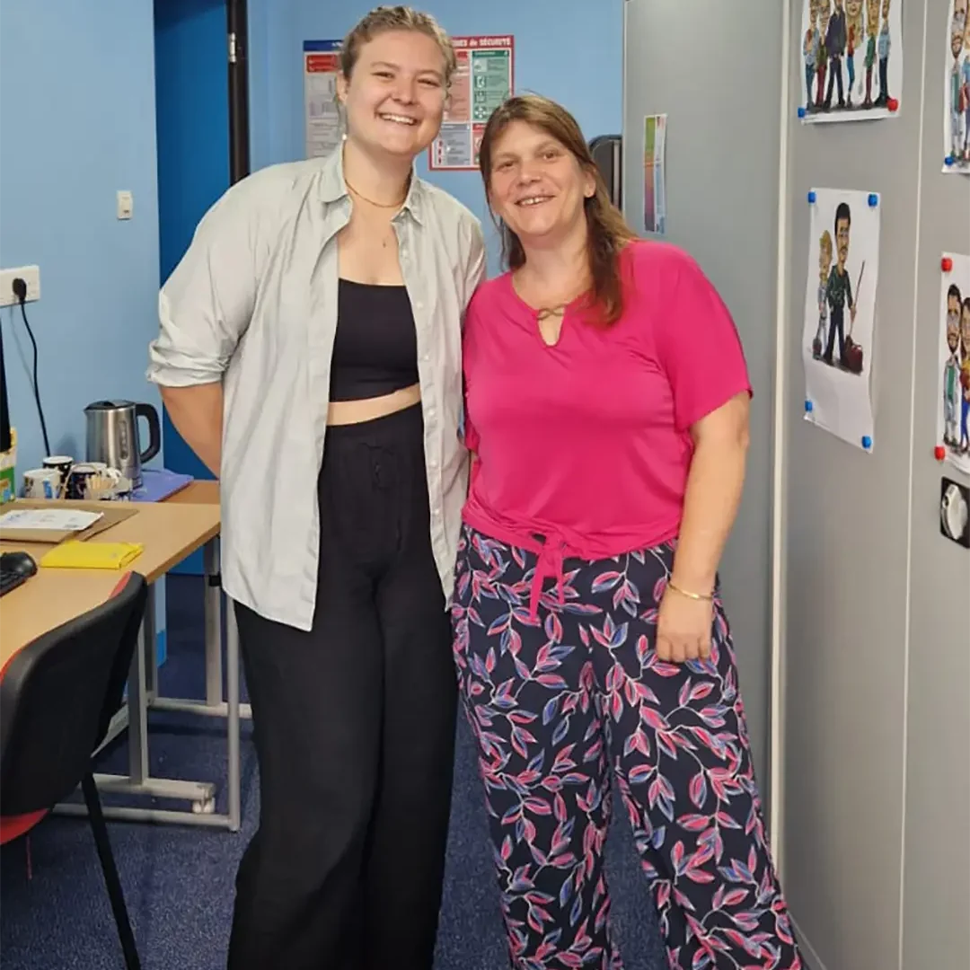 Stage réussi pour une étudiante suisse en France