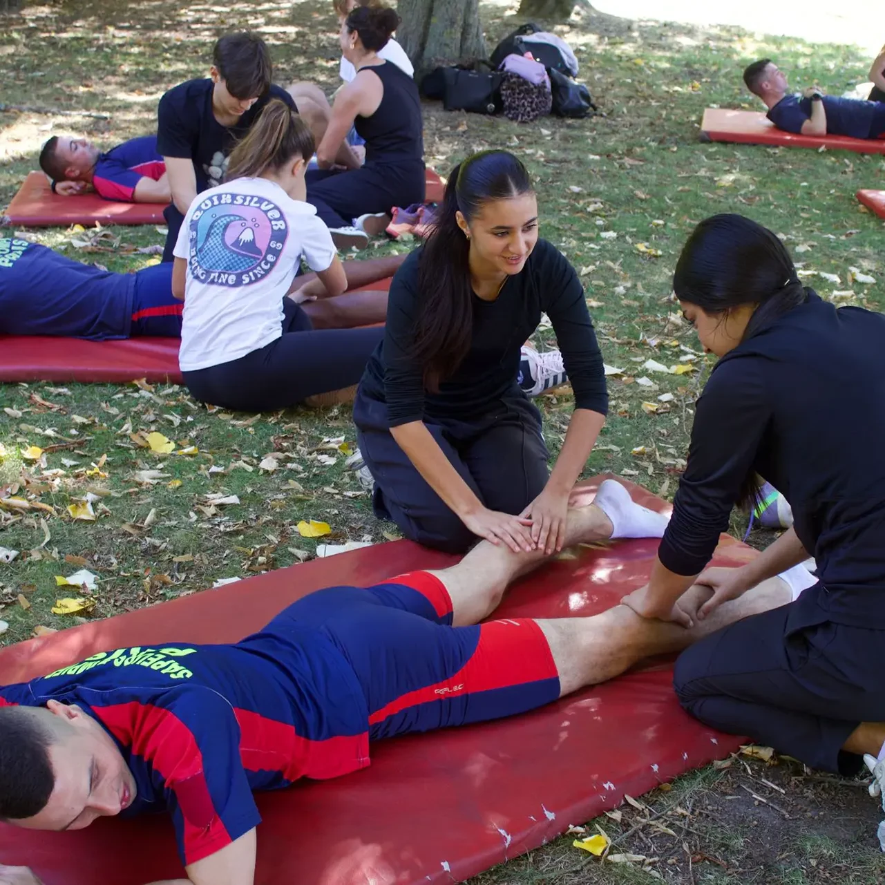 Service Sanitaire, les étudiants kinés sur le terrain