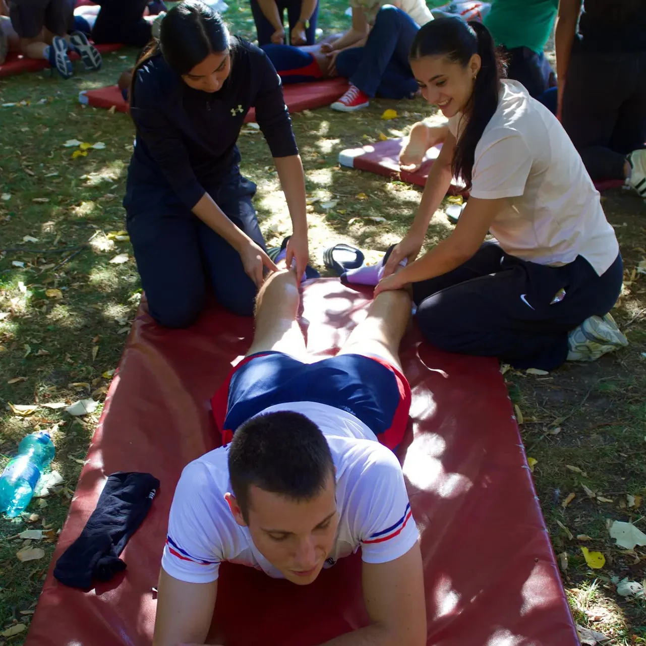 Service Sanitaire, les étudiants kinés sur le terrain